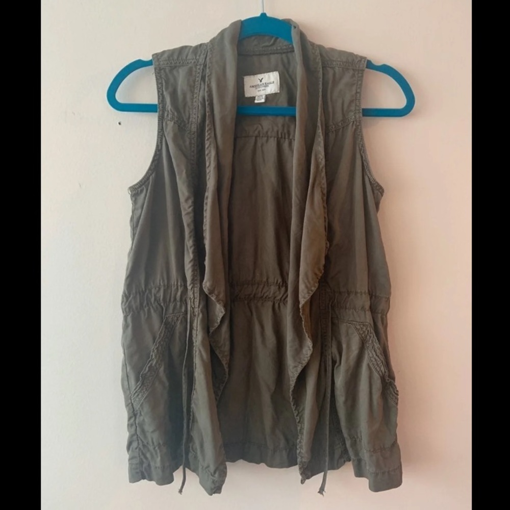 Army green vest